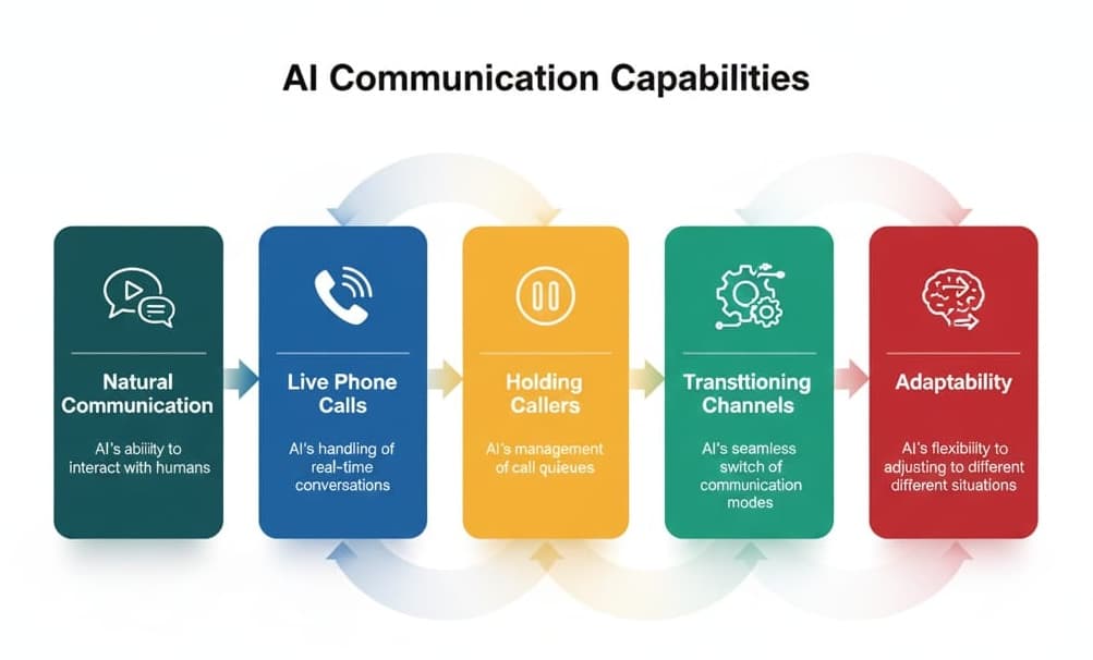 AI Calling System Illustration